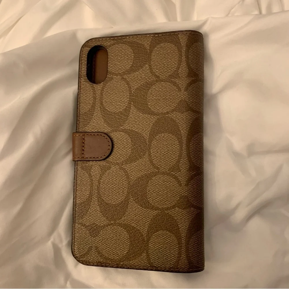 EUC Keith Haring Iphone Xs Max Folio In Signature Canvas With Patches